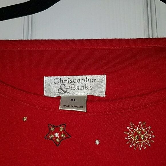 Christopher  & Banks Moon Stars Sun Top Sz. XL - Picture 3 of 5